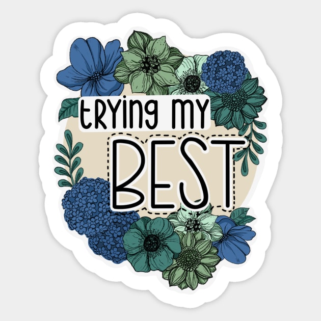 Beryl Flowers Sticker by chloeklbennett